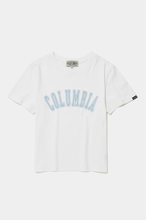 CU ARCH WOMEN SLIM-FIT S/S T-SHIRTS_WHITE