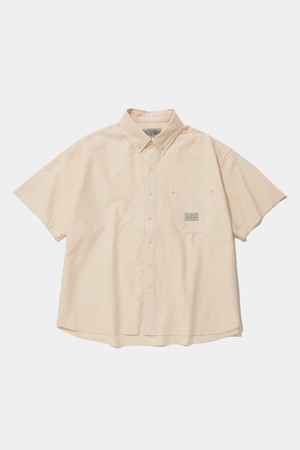 SL-LABEL ONE POCKET OXFORD S/S SHIRTS_YELLOW STREETS