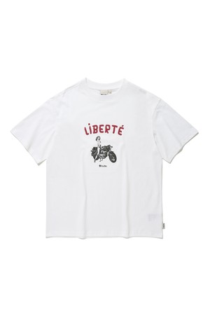 LIBERTE RETRO T-SHIRT_WHITE