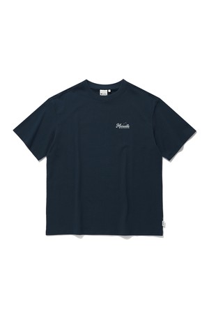 MARSEILLE PALM TREE T-SHIRT_D.NAVY