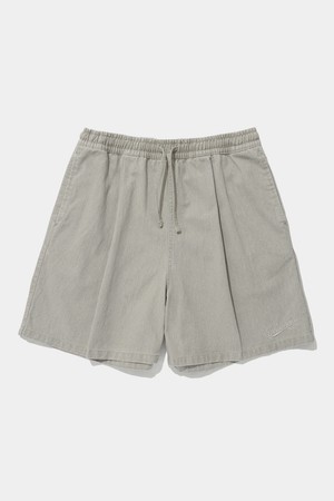 TAIL LOGO PINTUCK WASHED TWILL SHORTS PANTS_GRAY