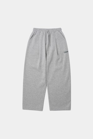 NYC EMB FLEECE PINTUCK SWEATPANTS_M.GRAY