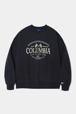 AMERICAN FLAG FLEECE SWEAT SHIRT_CROWN NAVY