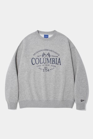 AMERICAN FLAG FLEECE SWEAT SHIRT_M.GRAY