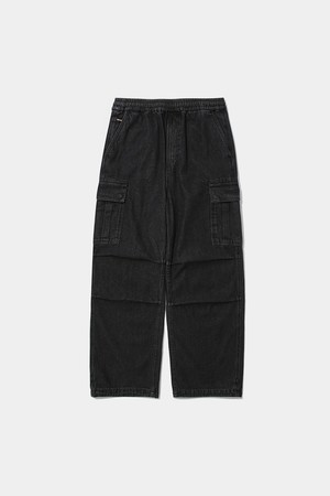 UTILITY POCKET LOOSE-FIT DENIM PANTS_GRAY JEANS