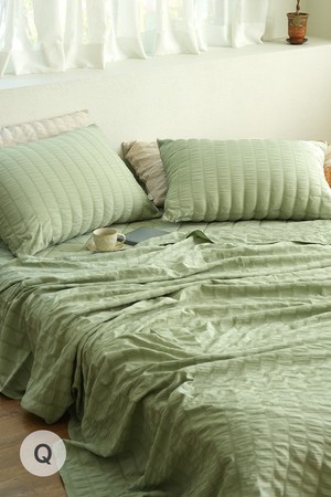 [오리고] 샤르르 시어서커 여름 홑이불 - Q 이불단품 5colors