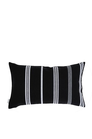 쿠션 겸 베개 커버 오가닉코튼 30x50 사일런스 블랙