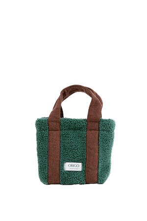 플리스 스퀘어 토트백 4color