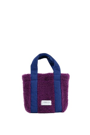 플리스 스퀘어 토트백 4color