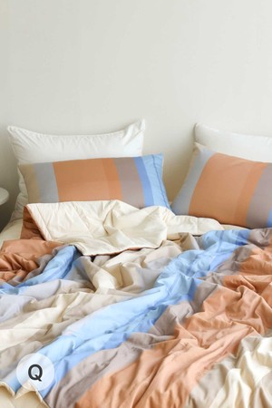 [오리고] 부드럽고 시원한 고밀도 순면 X 냉감 프리미엄 여름이불 단품 Q - 3 color