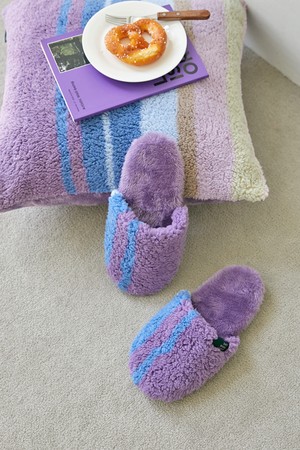 플리스 와이드 실내화 4 color