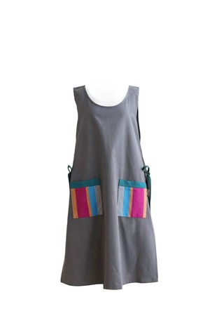 트임 원피스 앞치마 3color