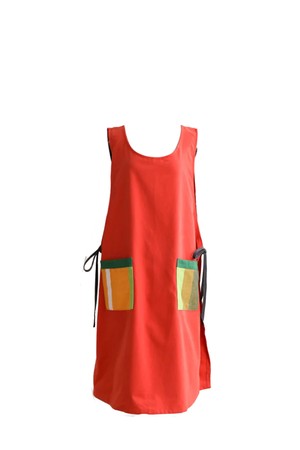 트임 원피스 앞치마 3color