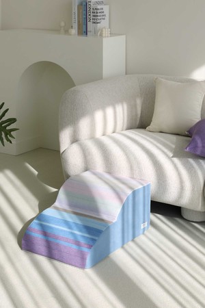 강아지 계단 라운드 오가닉코튼 2단 3color