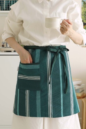 허리 하프 앞치마 2color