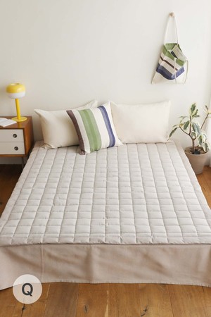 셔벗 면 누빔 사계절 침대패드 8color Q(1150x205cm)