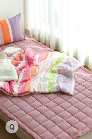 셔벗 면 누빔 사계절 침대패드 8color Q(1150x205cm)