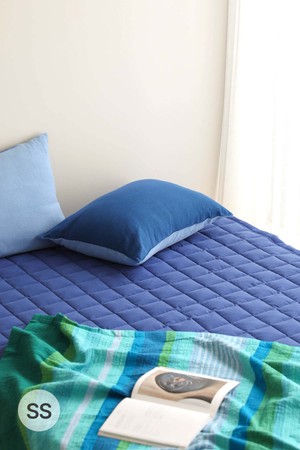 셔벗 면 누빔 사계절 침대패드 8color SS(110x205cm)