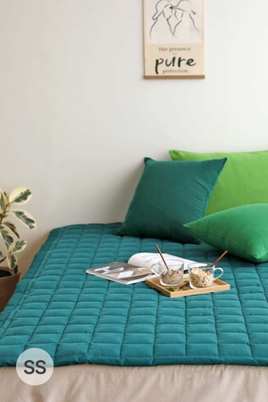 셔벗 면 누빔 사계절 침대패드 8color SS(110x205cm)