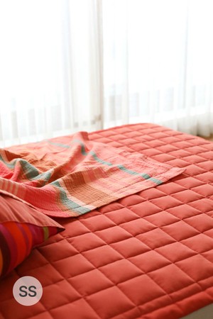 셔벗 면 누빔 사계절 침대패드 8color SS(110x205cm)