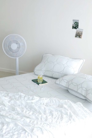밴딩 고정 플로우 쿨 침대패드 - Q/K 160x205cm