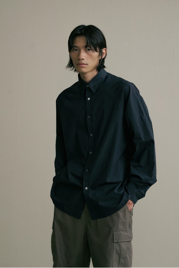 ENDOOR - 셔츠 - Director shirt (dark navy)