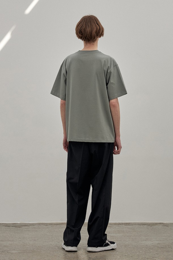 ENDOOR - 반팔티셔츠 - habit 1/2 tee (khaki)