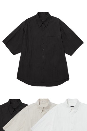 crease 1/2 shirt (black)