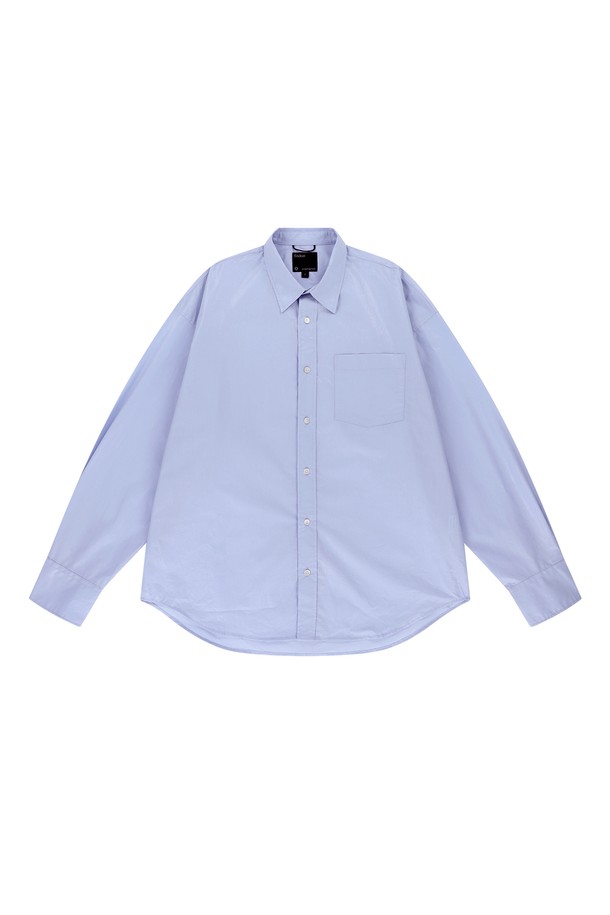 ENDOOR - 긴팔셔츠 - Over coating shirt (sky blue)