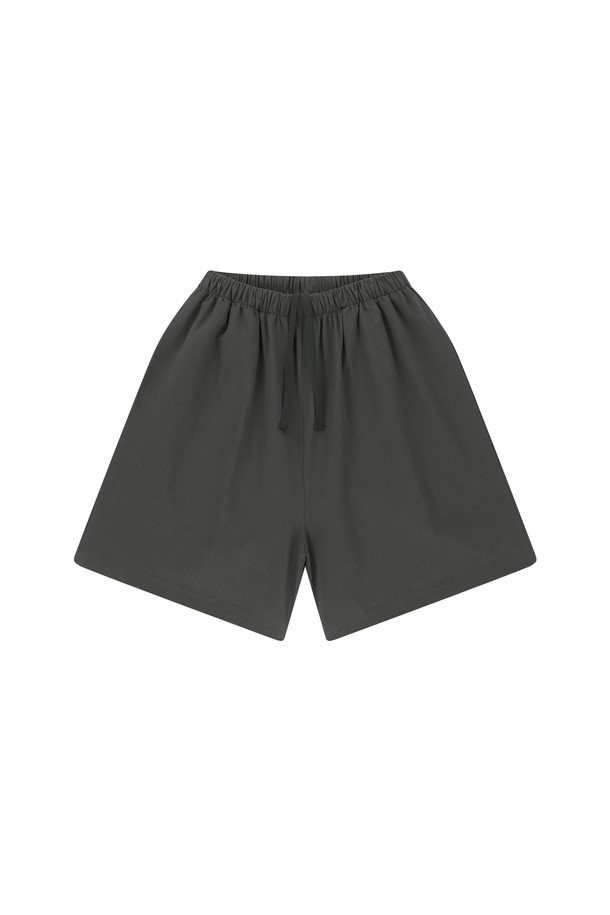 ENDOOR - 하프팬츠 - Uniform chino shorts (dark gray)