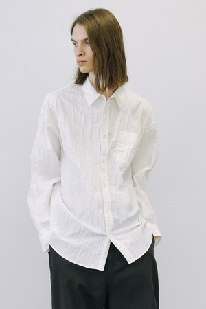 Crease shirt (off white)