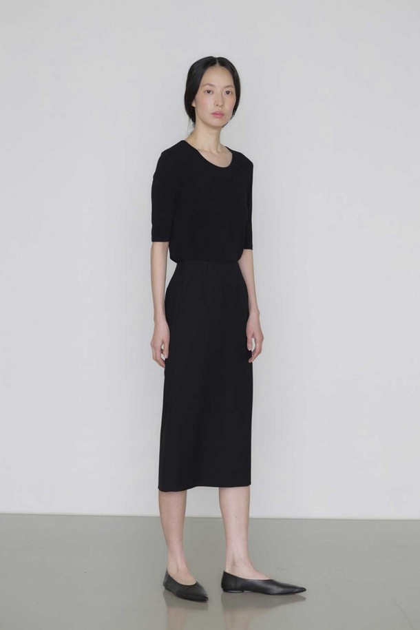 manuelle et guillaume - 미디스커트 - Summer wool femine skirt