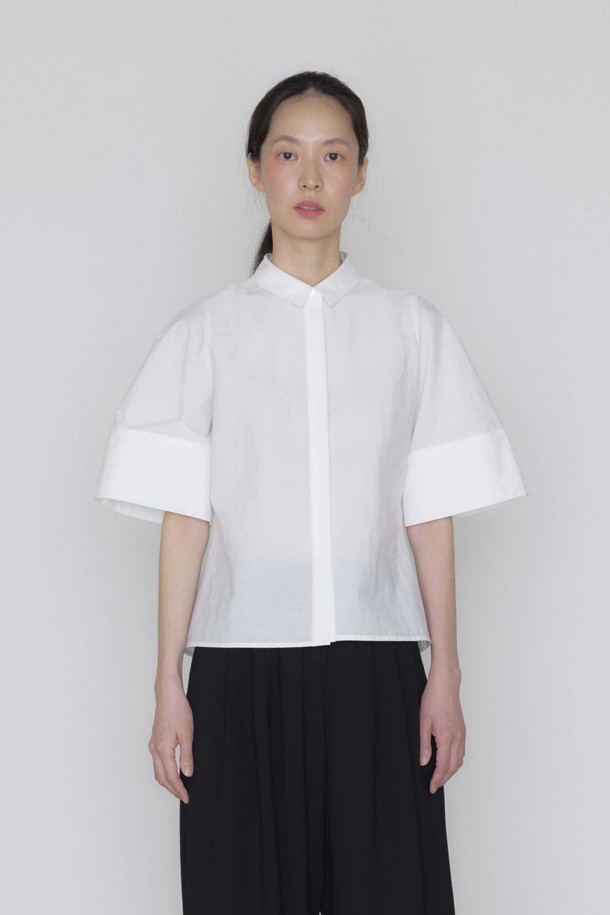 manuelle et guillaume - 셔츠 - Bella summer shirt white