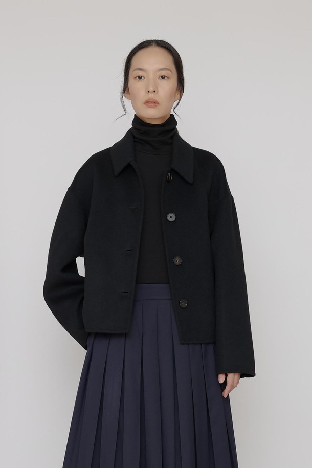 manuelle et guillaume - 자켓 - Wool handmade cropped jacket