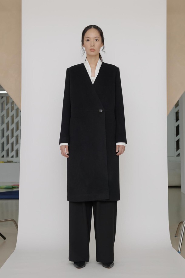 manuelle et guillaume - 코트 - Fine mood wool coat