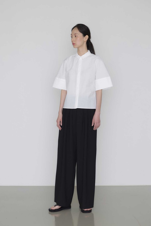 manuelle et guillaume - 셔츠 - Bella summer shirt white