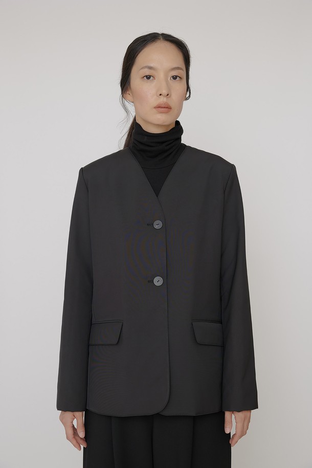 manuelle et guillaume - 자켓 - Padded warm jacket black