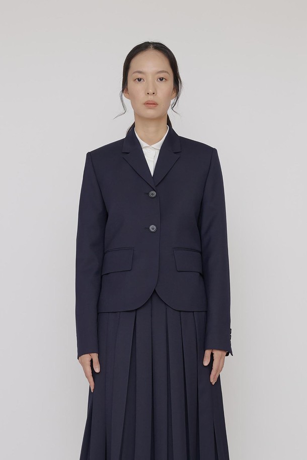 manuelle et guillaume - 자켓 - Tokyo navy wool jacket