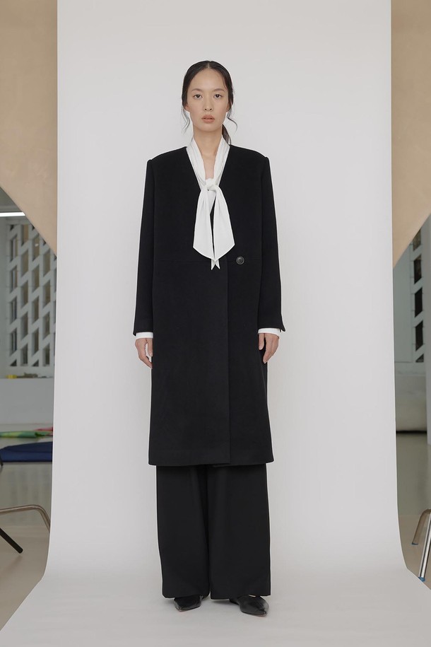 manuelle et guillaume - 코트 - Fine mood wool coat