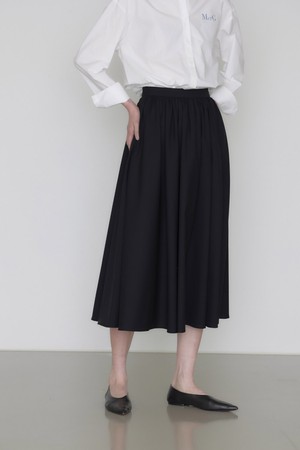 Easy lounge light wool skirt