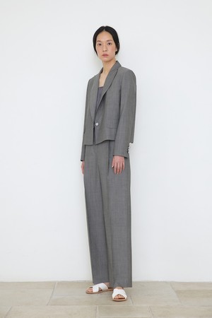 Le gris summer wool pants