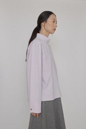 Atelier mockneck shirt lilac