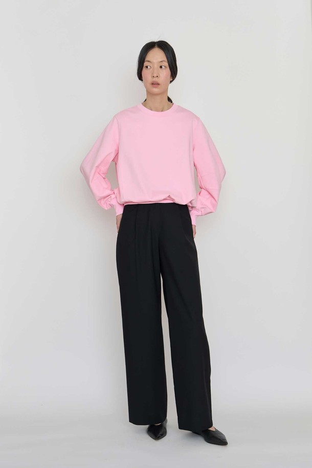 manuelle et guillaume - 롱/미디팬츠 - Light wool sleek pants