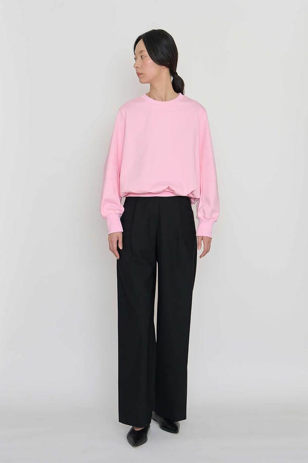 manuelle et guillaume - 롱/미디팬츠 - Light wool sleek pants