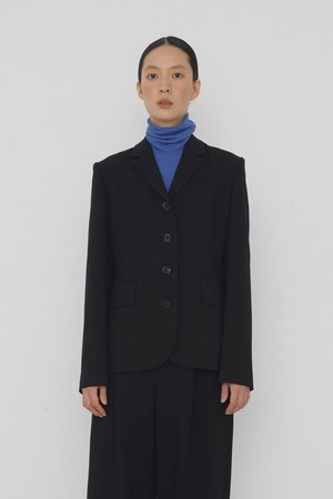 [재입고] Feminine tailored jacket black