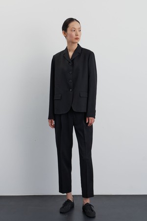 Poise wool pants black