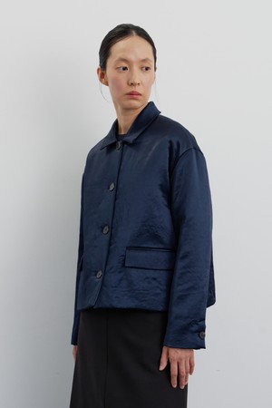Midnight blue padded jacket