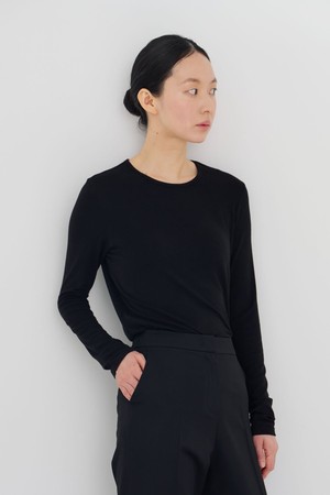 Soft clean slim top black