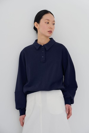 Soft mood sweat top clean navy