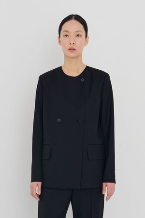 Essential double wool jacket